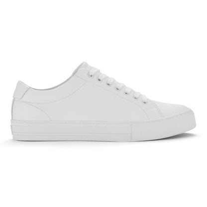 Giày Sneaker Da Unisex CORAL FULL WHITE Năng Động Cá Tính